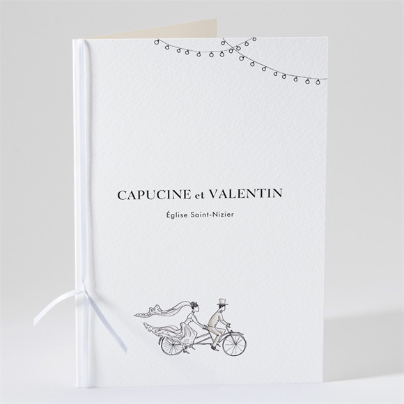 Livret de messe mariage Vélo au vent ! réf.N491389