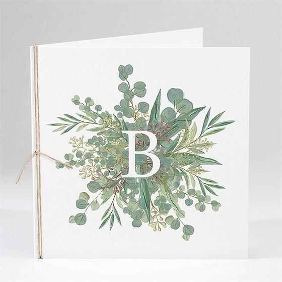 Faire-part naissance nouvelle printanière plié