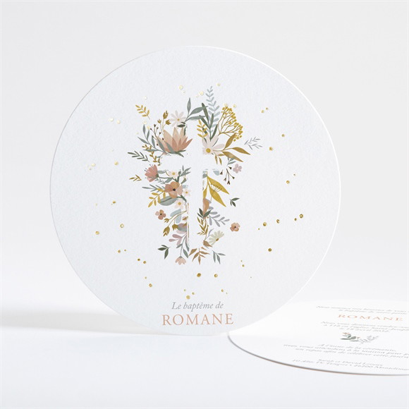 Faire-part de baptême Tout en Joie réf.N321238