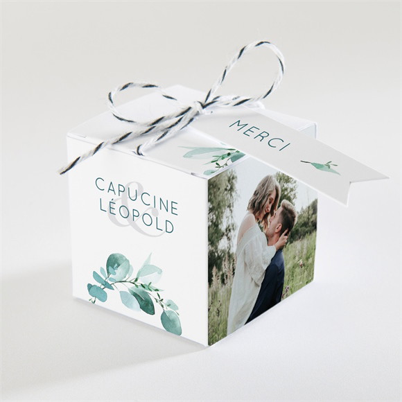 Boîte de dragées mariage Grande Esquisse réf.N340608