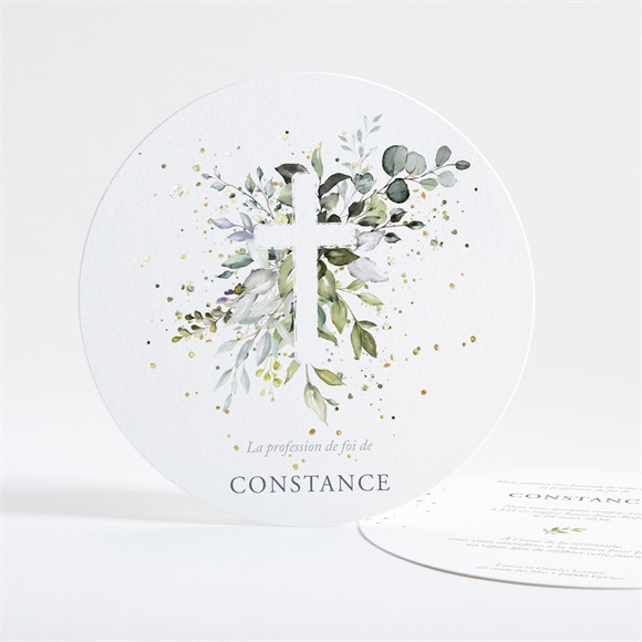 Faire-part confirmation Souffle dorure réf.N321243