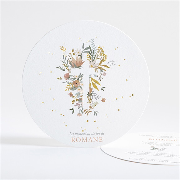 Faire-part profession de foi Force réf.N321246