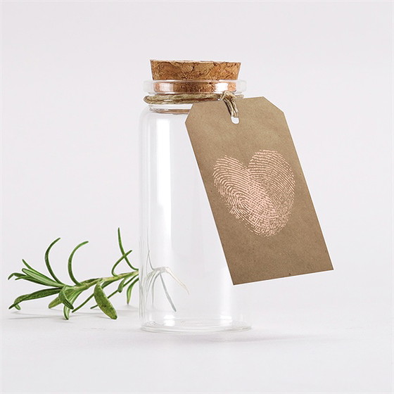 Mignonette mariage nos empreintes étiquette