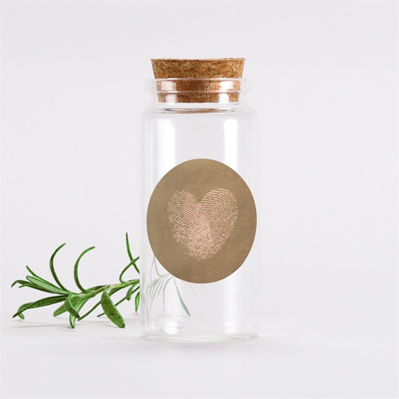 Mignonette mariage Nos empreintes sticker réf.N3601507