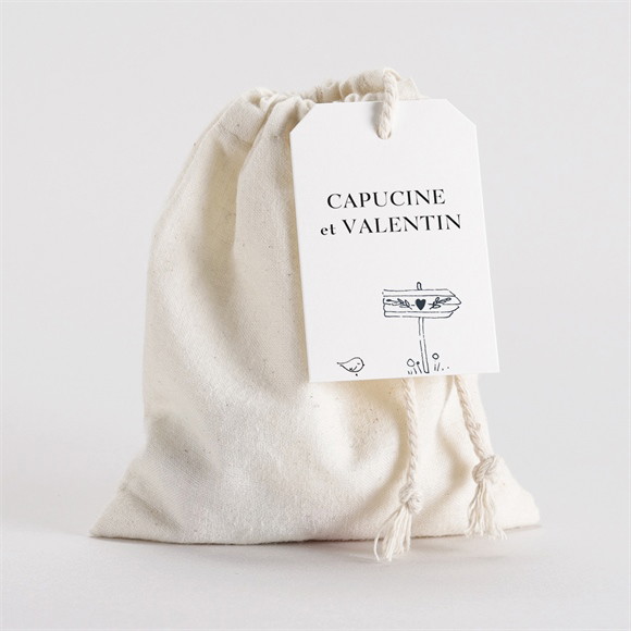 Pochon mariage  Vélo au vent ! réf.N291553