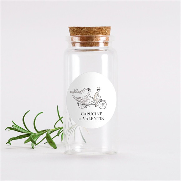 Mignonette mariage Au vent! sticker réf.N3601516