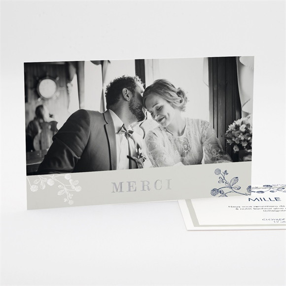 Remerciement mariage Esperluette dorure réf.N17142
