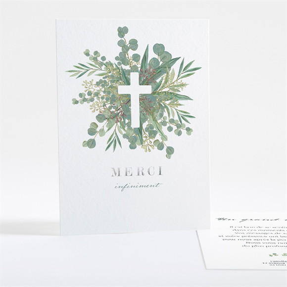 Remerciement décès A sa mémoire dorure réf.N28138