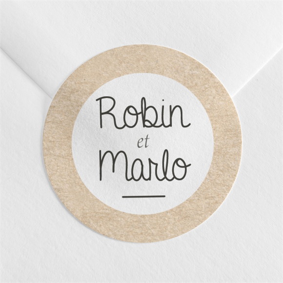 Sticker naissance Nos Jumeaux réf.N3601530