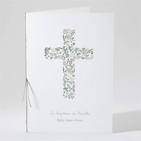 Livret de messe baptême belle journée