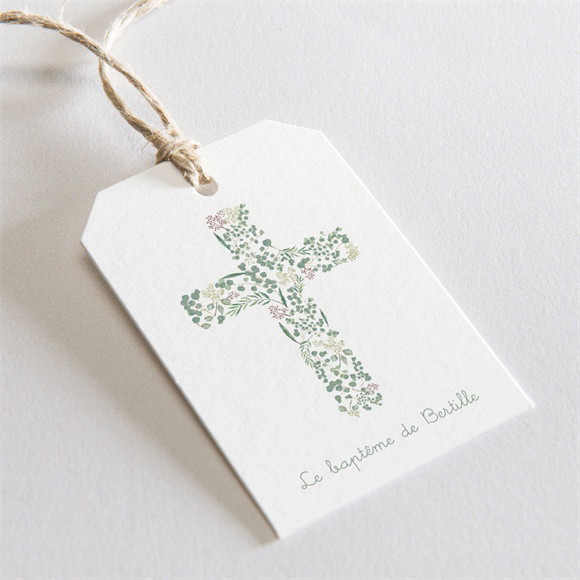 Etiquette baptême Belle Journée réf.N291563