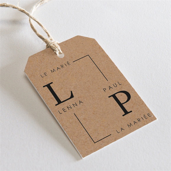 Etiquette mariage Liés réf.N291564