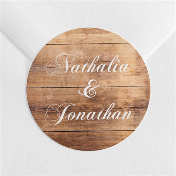 Sticker mariage Boisé réf.N3601534