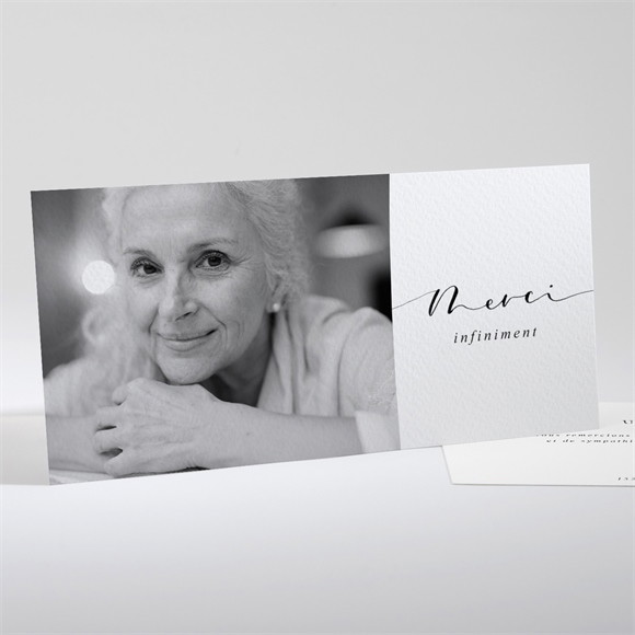 Remerciement décès Tant de souvenirs paysage réf.N131131