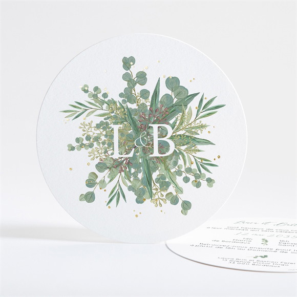 Faire-part mariage Notre Evidence Dorure réf.N321256