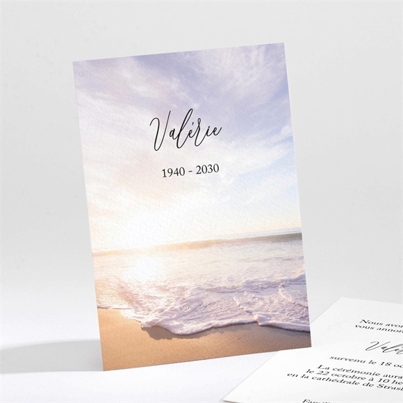 Faire-part décès Au Revoir réf.N211598