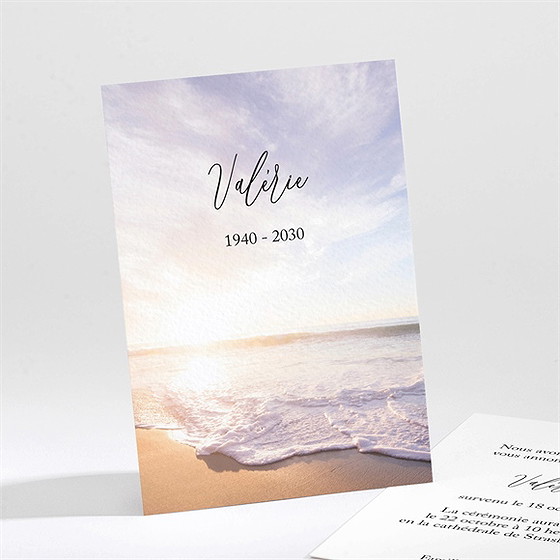 Faire-part décès au revoir