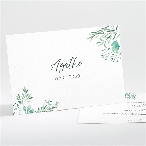 Faire-part décès Destinée réf.N111324