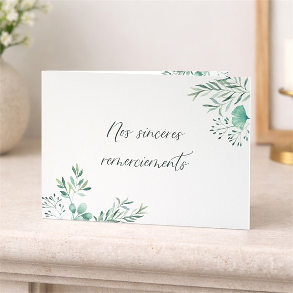 Remerciement décès Destinée réf.N42143