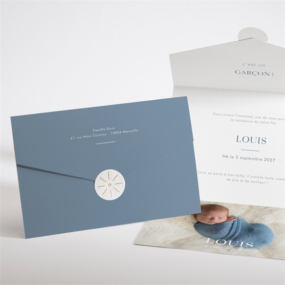 Faire-part naissance Moderne et tendance enveloppe réf.N97173