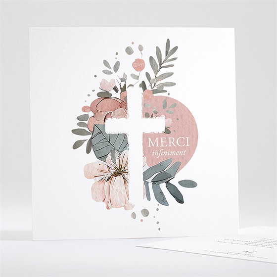 Remerciement décès douce clarté