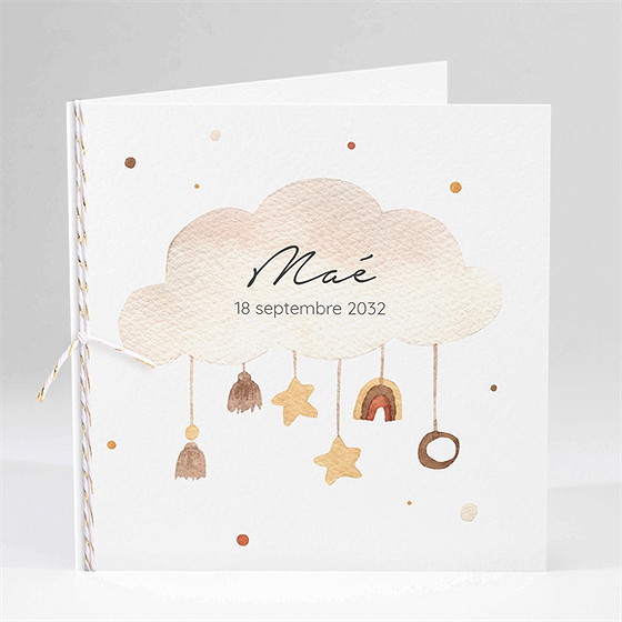 Faire-part naissance mon nuage
