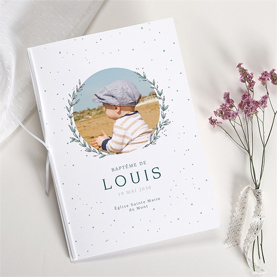 Livret de messe baptême celebrons