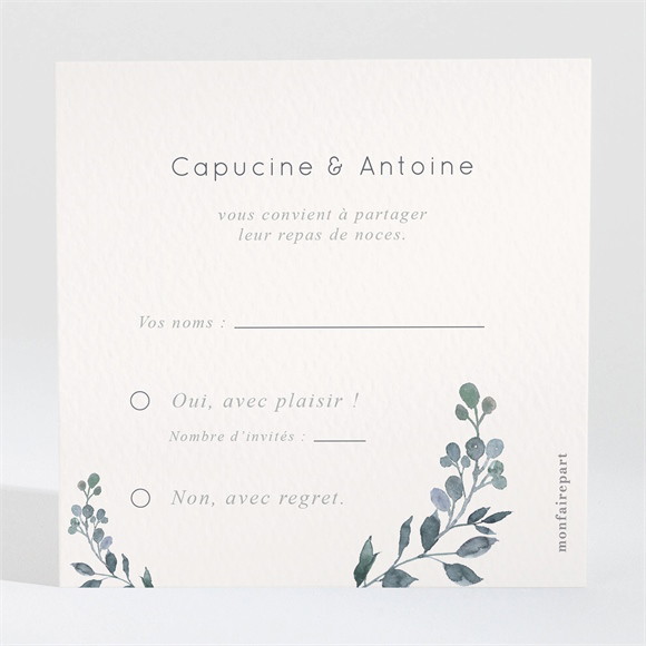 Carton réponse mariage Rien que Nous réf.N3001942
