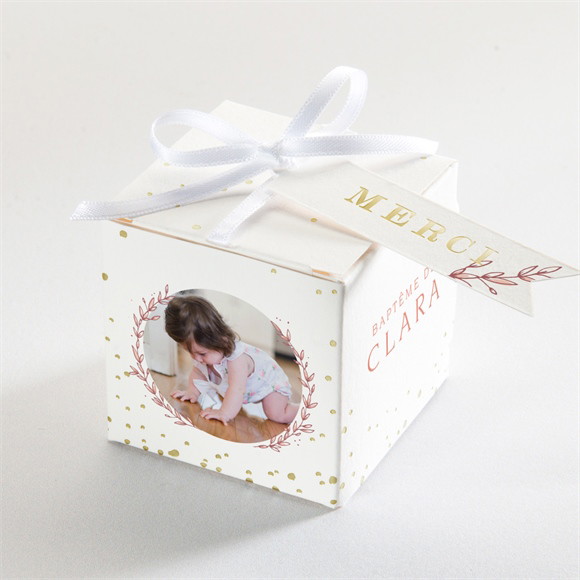 Boîte de dragées baptême Moment de Grâce réf.N340615