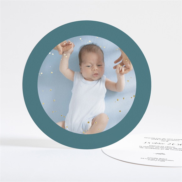 Faire-part naissance Jolie Touche dorure réf.N321260