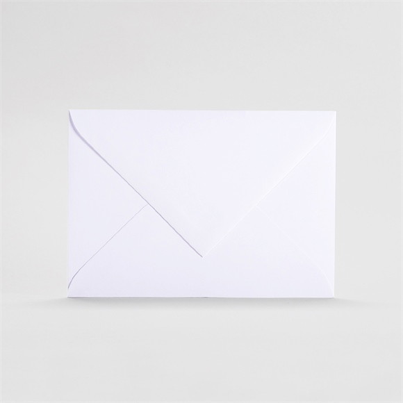 Enveloppe Blanche Rectangle (C6) réf.E02Blanc
