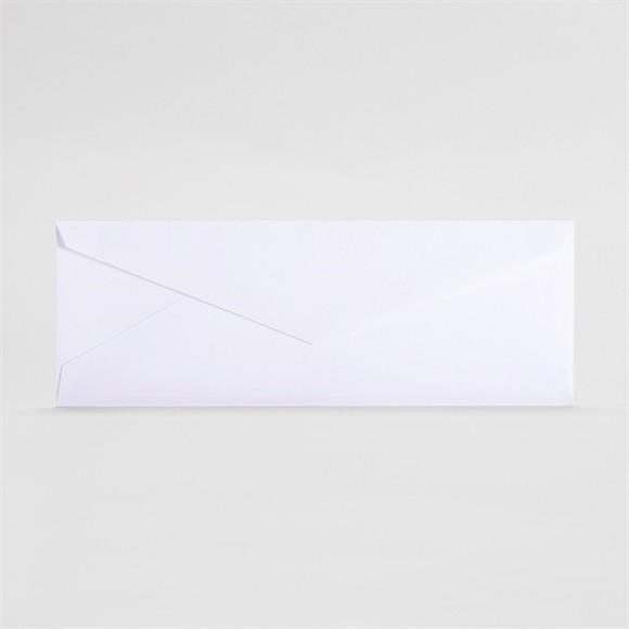 Enveloppe Blanche Longue réf.E06Blanc
