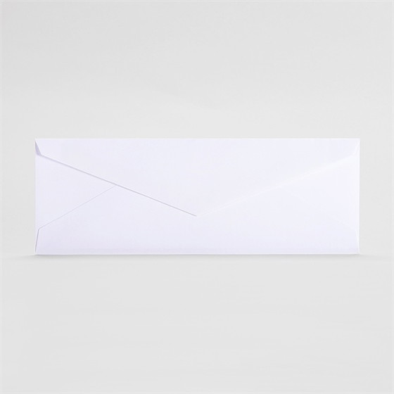 Enveloppe blanche longue