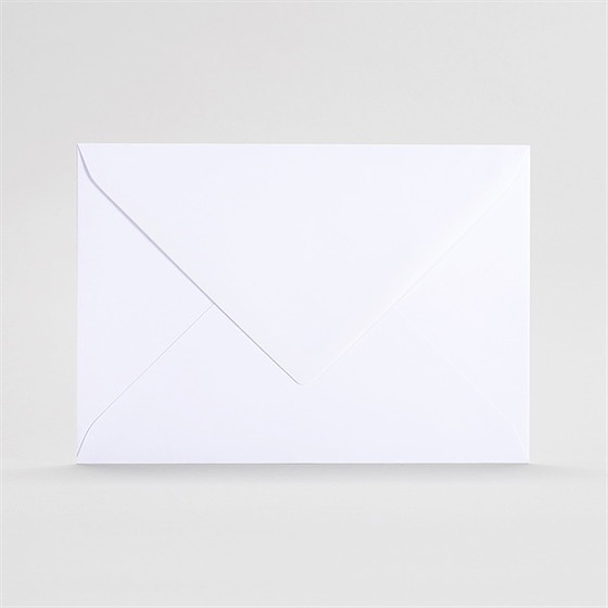 Enveloppe blanche grand rectangle