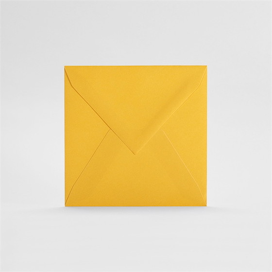 Enveloppe jaune petit carré