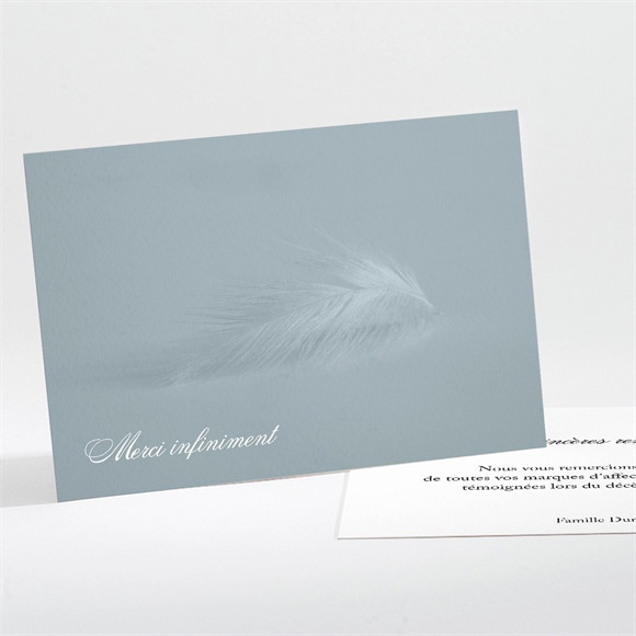 Remerciement décès En Douceur réf.N111328