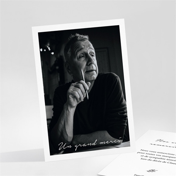 Remerciement décès Pour Toi réf.N25167