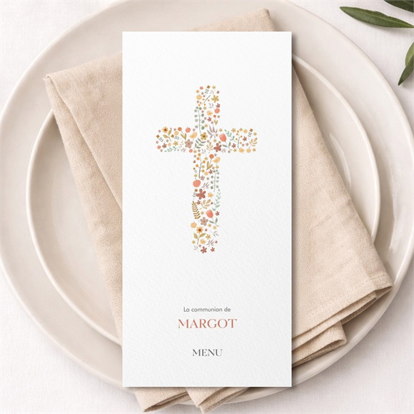 Menu communion Tout est Grâce réf.N221265