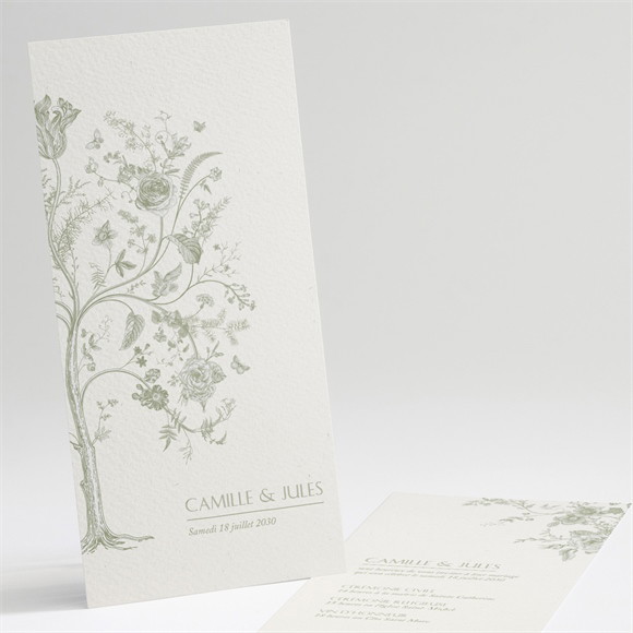 Faire-part mariage Arbre de vie portrait réf.N221267