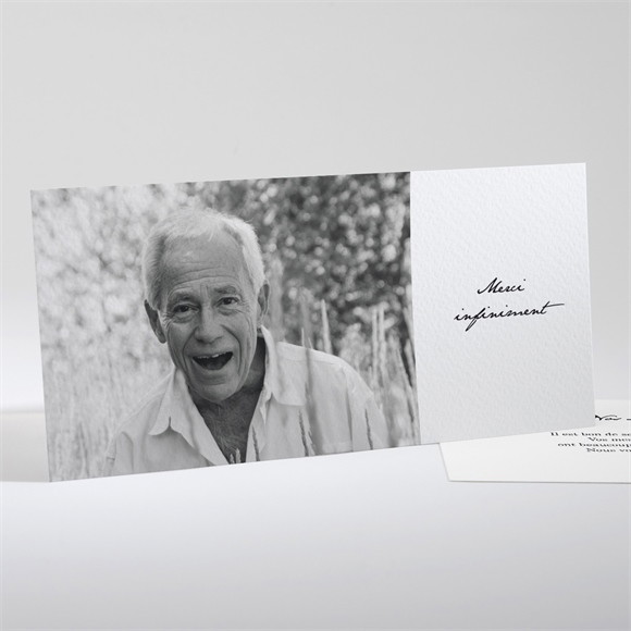 Remerciement décès Citation Eternelle paysage réf.N131134