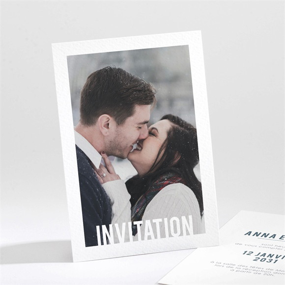 Carton d'invitation mariage Integral réf.N211606