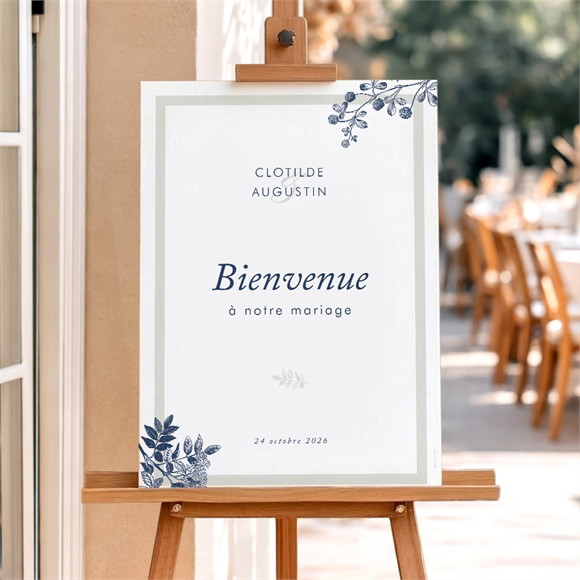 Panneau bienvenue Esperluette réf.N260139