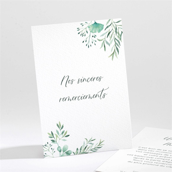 Remerciement décès Destinée portrait réf.N211608