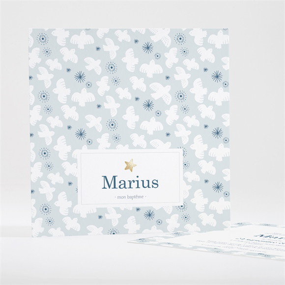 Faire-part de baptême Horizons dorure réf.N351439