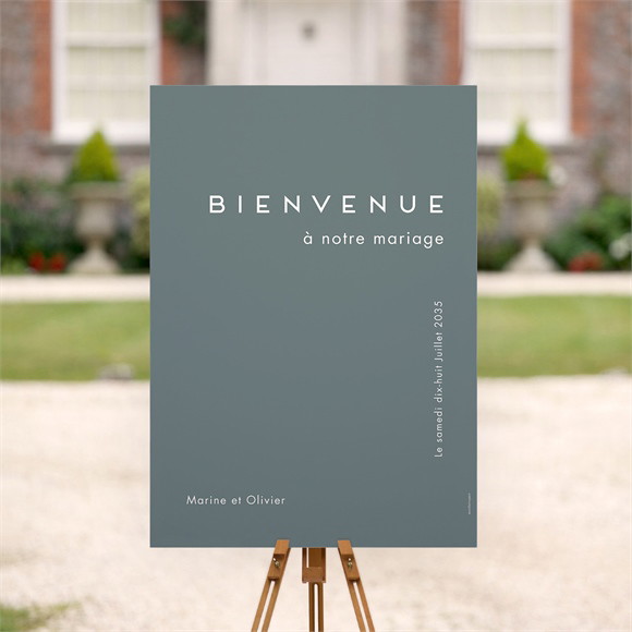 Panneau bienvenue Confiance réf.N260150