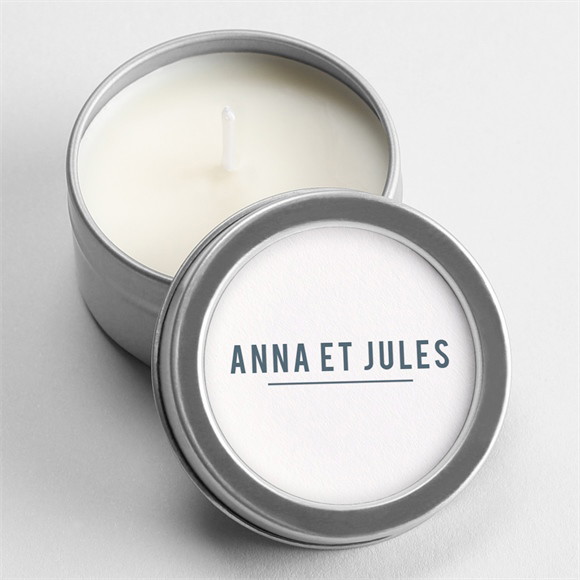 Bougie mariage Integral Argent réf.N3601587