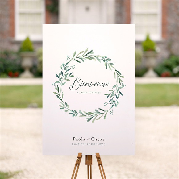 Panneau bienvenue Semer notre Amour réf.N260154