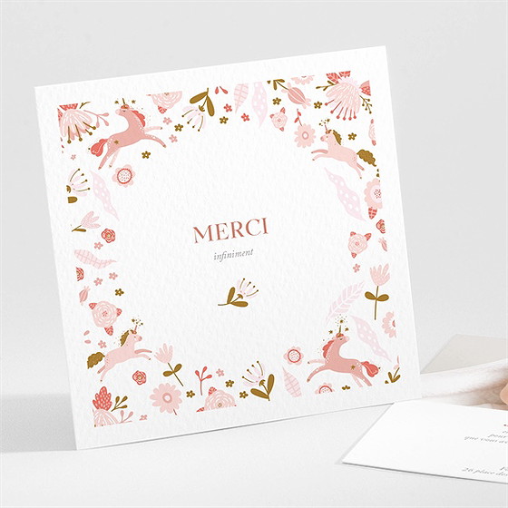 Remerciement naissance licornes