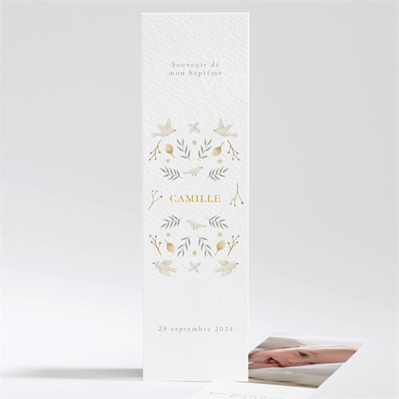 Signet baptême Vers le Beau réf.N201345