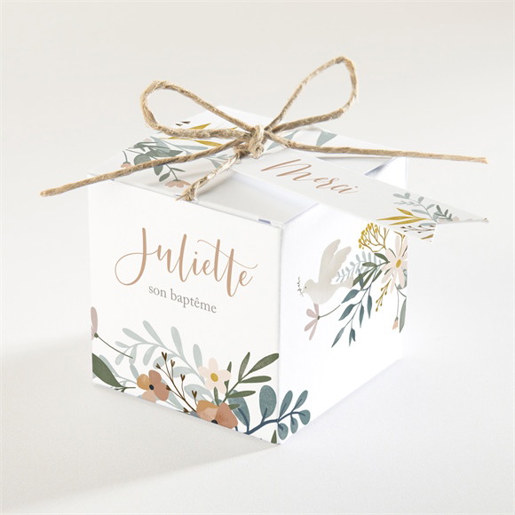 Boîte de dragées baptême La Jungle réf.N340625